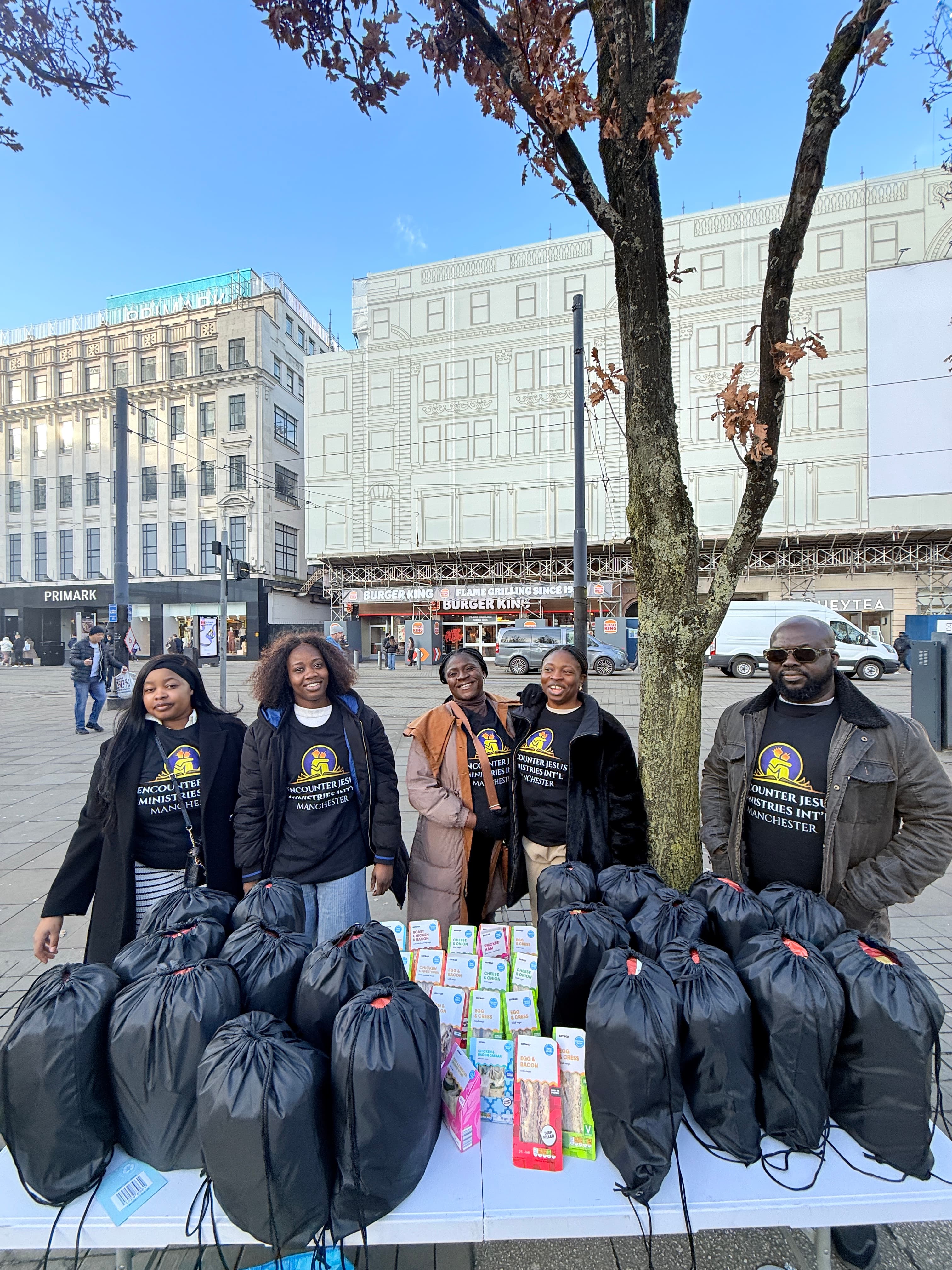 Homeless outreach in Manchester